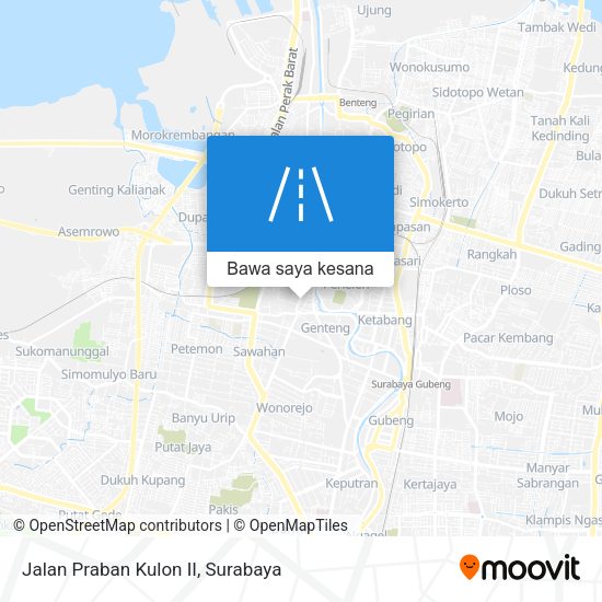 Peta Jalan Praban Kulon II