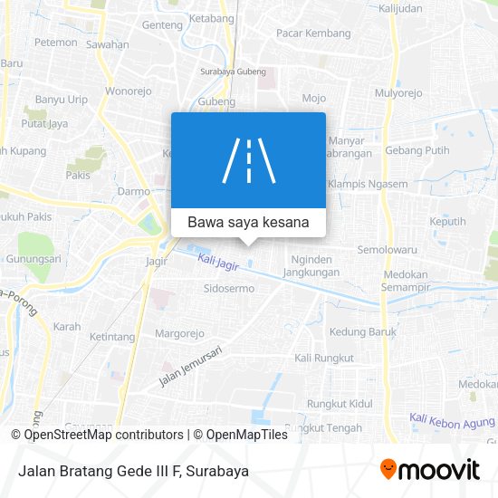 Peta Jalan Bratang Gede III F