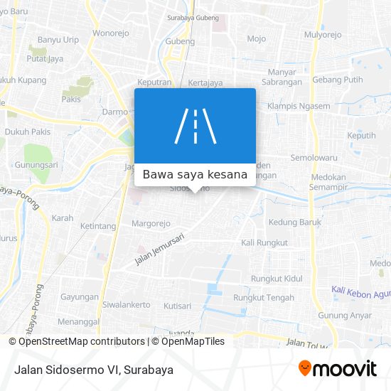 Peta Jalan Sidosermo VI