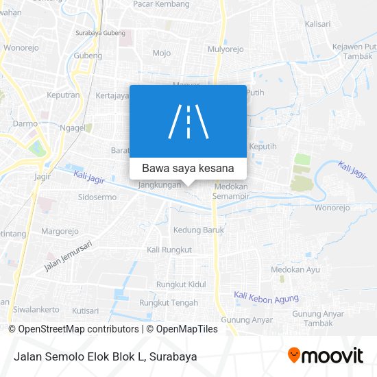 Peta Jalan Semolo Elok Blok L