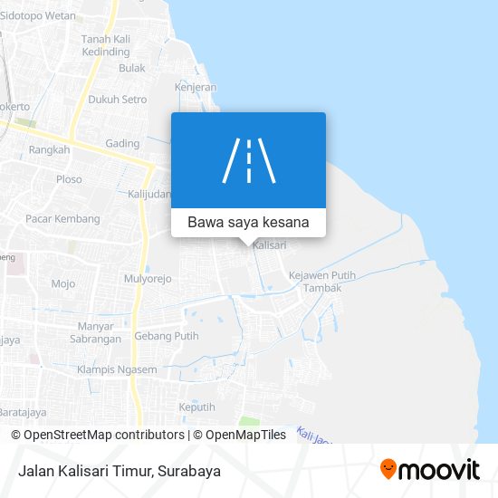 Peta Jalan Kalisari Timur