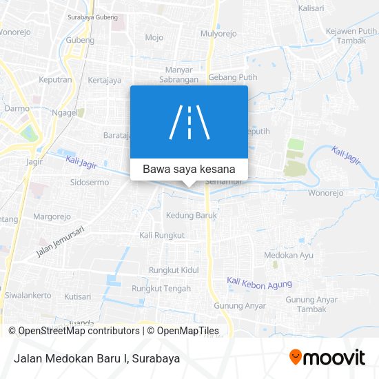 Peta Jalan Medokan Baru I
