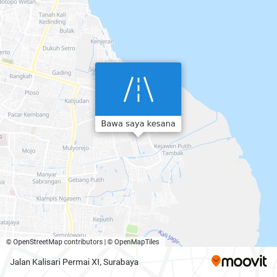 Peta Jalan Kalisari Permai XI