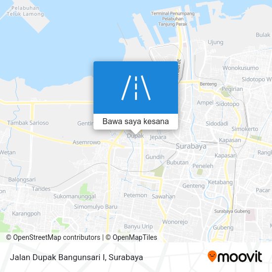 Peta Jalan Dupak Bangunsari I