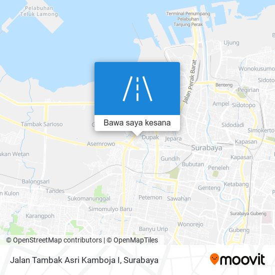 Peta Jalan Tambak Asri Kamboja I