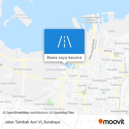 Peta Jalan Tambak Asri VI