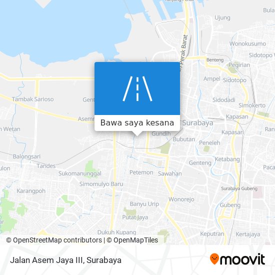 Peta Jalan Asem Jaya III