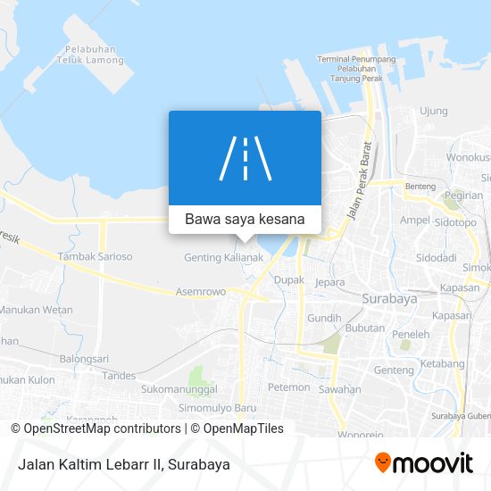 Peta Jalan Kaltim Lebarr II