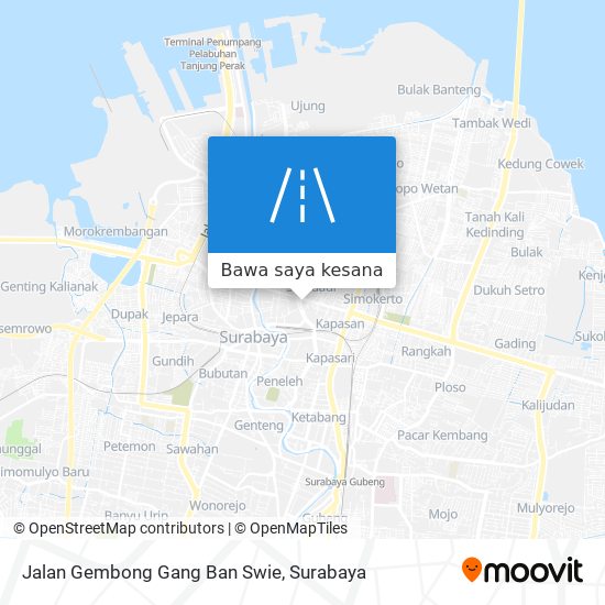 Peta Jalan Gembong Gang Ban Swie