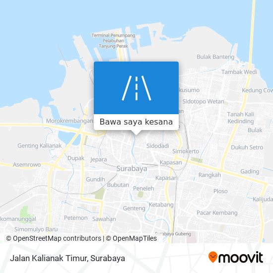 Peta Jalan Kalianak Timur