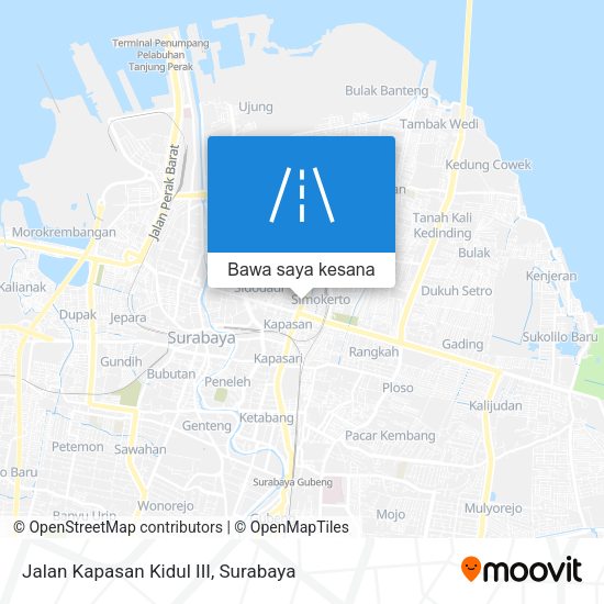 Peta Jalan Kapasan Kidul III