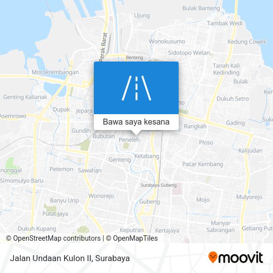 Peta Jalan Undaan Kulon II