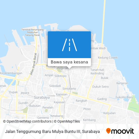 Peta Jalan Tenggumung Baru Mulya Buntu III