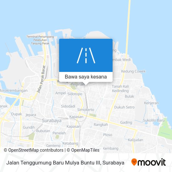 Peta Jalan Tenggumung Baru Mulya Buntu III