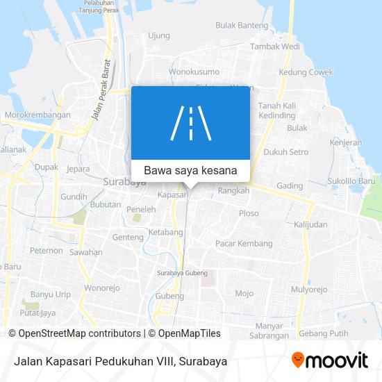 Peta Jalan Kapasari Pedukuhan VIII