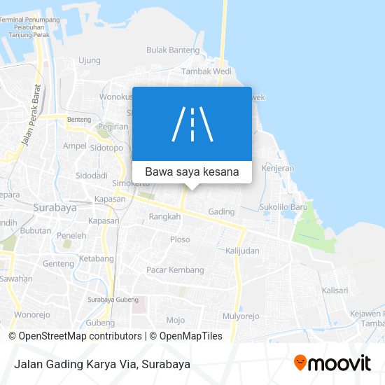 Peta Jalan Gading Karya Via