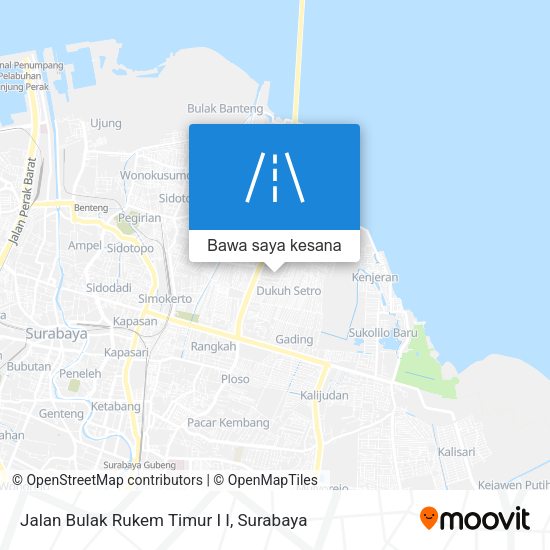 Peta Jalan Bulak Rukem Timur I I