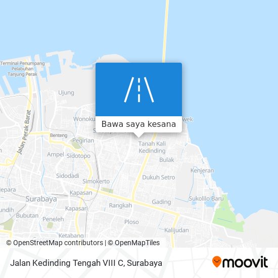 Peta Jalan Kedinding Tengah VIII C