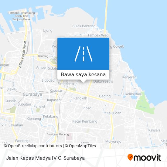 Peta Jalan Kapas Madya IV O