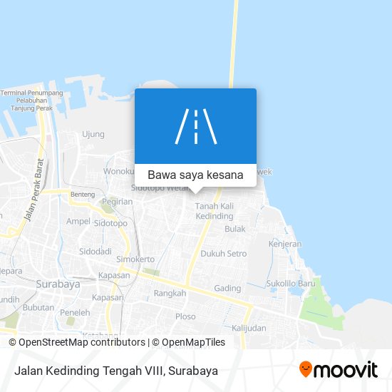 Peta Jalan Kedinding Tengah VIII