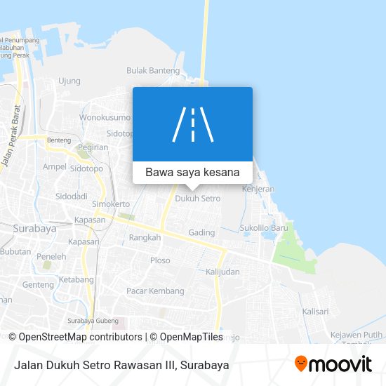 Peta Jalan Dukuh Setro Rawasan III