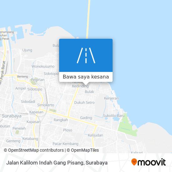 Peta Jalan Kalilom Indah Gang Pisang