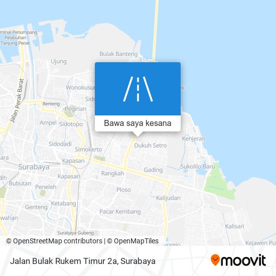 Peta Jalan Bulak Rukem Timur 2a