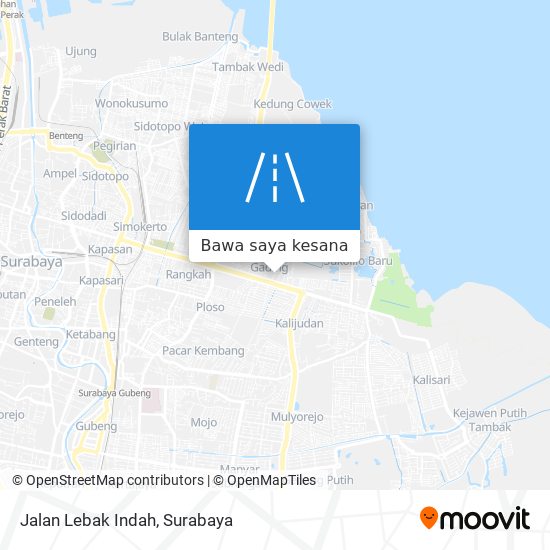 Peta Jalan Lebak Indah