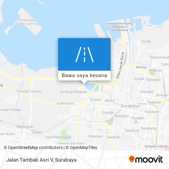 Peta Jalan Tambak Asri V