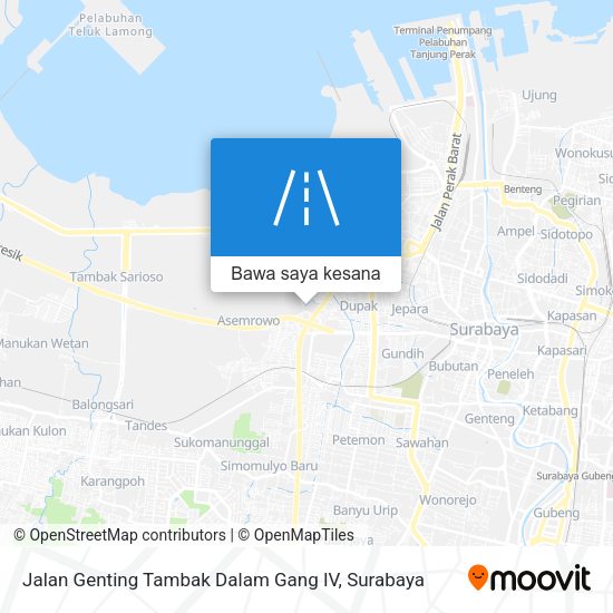 Peta Jalan Genting Tambak Dalam Gang IV