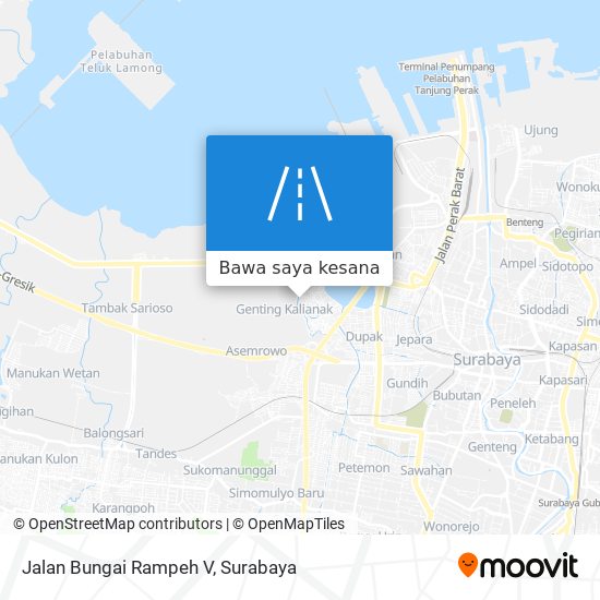 Peta Jalan Bungai Rampeh V