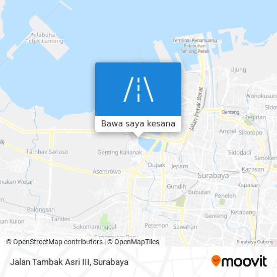 Peta Jalan Tambak Asri III