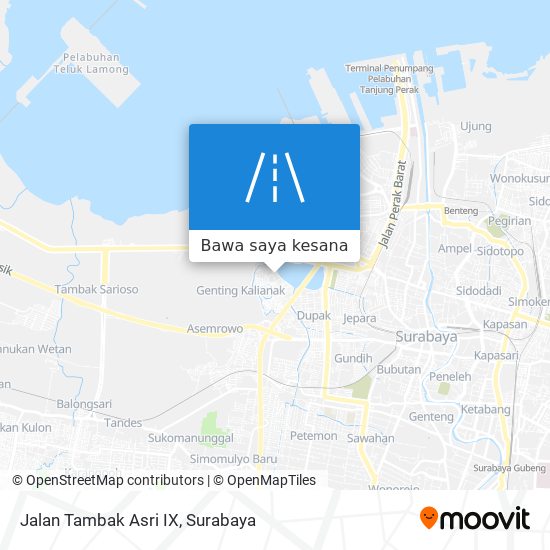 Peta Jalan Tambak Asri IX