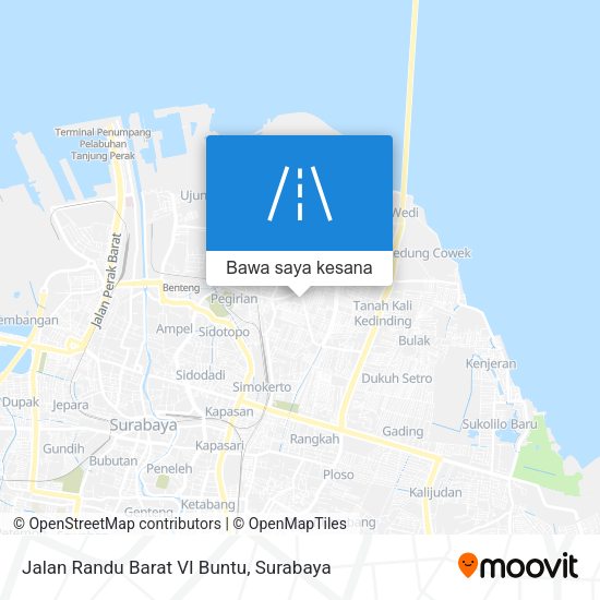 Peta Jalan Randu Barat VI Buntu