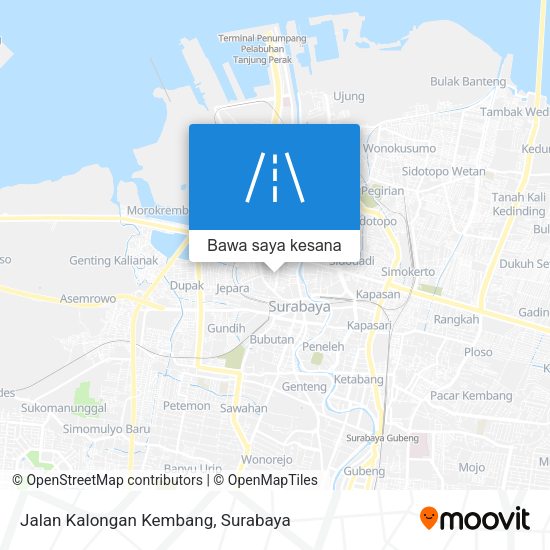 Peta Jalan Kalongan Kembang