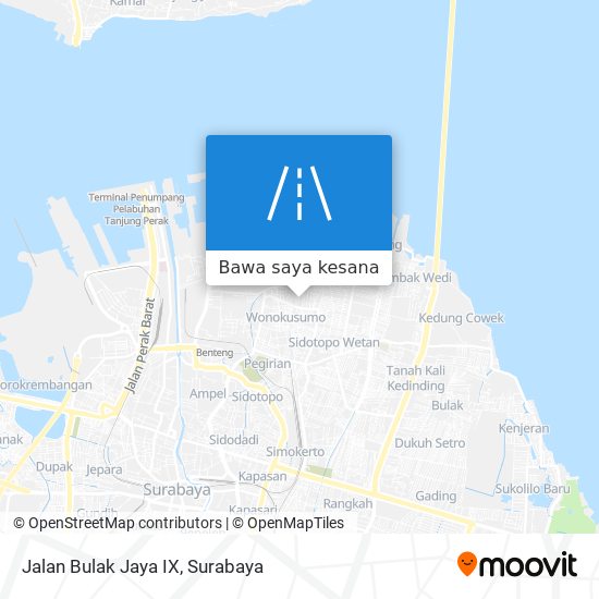 Peta Jalan Bulak Jaya IX