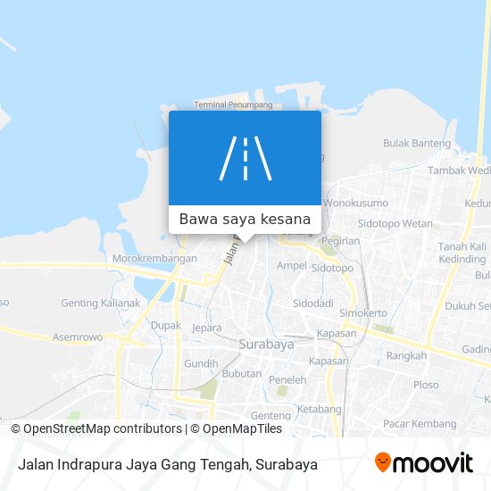 Peta Jalan Indrapura Jaya Gang Tengah