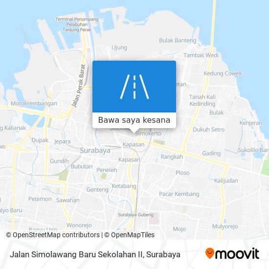 Peta Jalan Simolawang Baru Sekolahan II