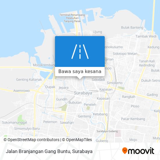 Peta Jalan Branjangan Gang Buntu