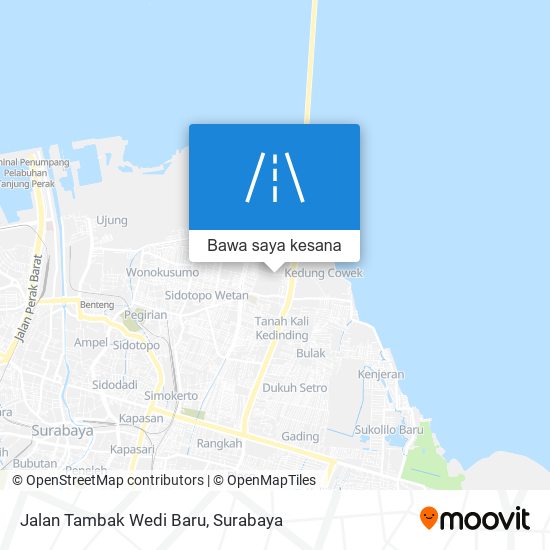 Peta Jalan Tambak Wedi Baru