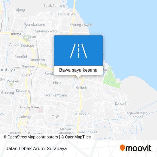 Peta Jalan Lebak Arum