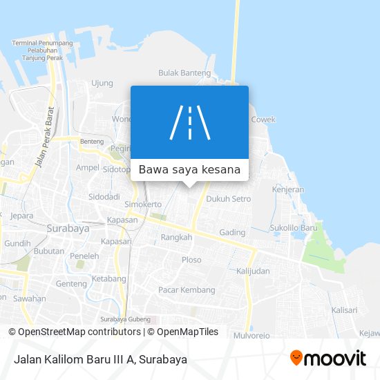 Peta Jalan Kalilom Baru III A