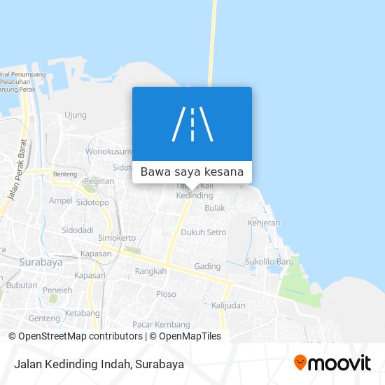 Peta Jalan Kedinding Indah