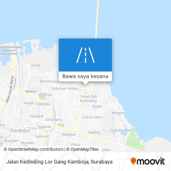 Peta Jalan Kedinding Lor Gang Kamboja