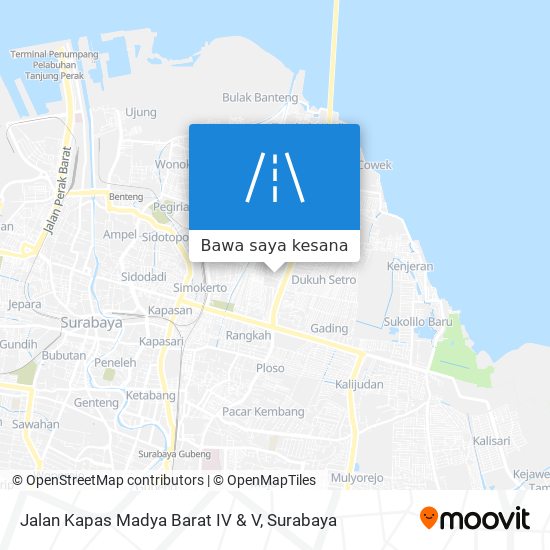 Peta Jalan Kapas Madya Barat IV & V