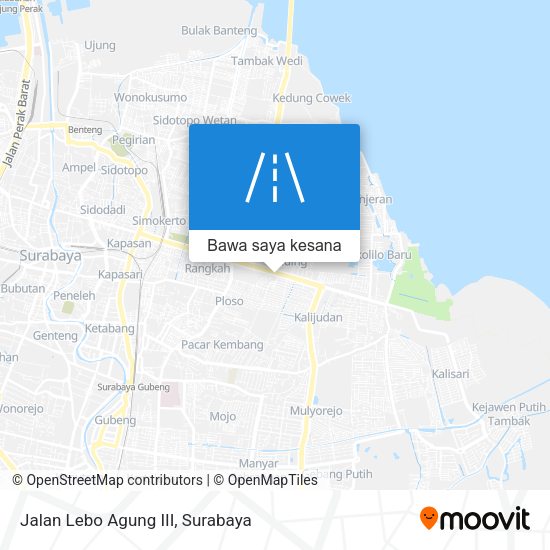 Peta Jalan Lebo Agung III