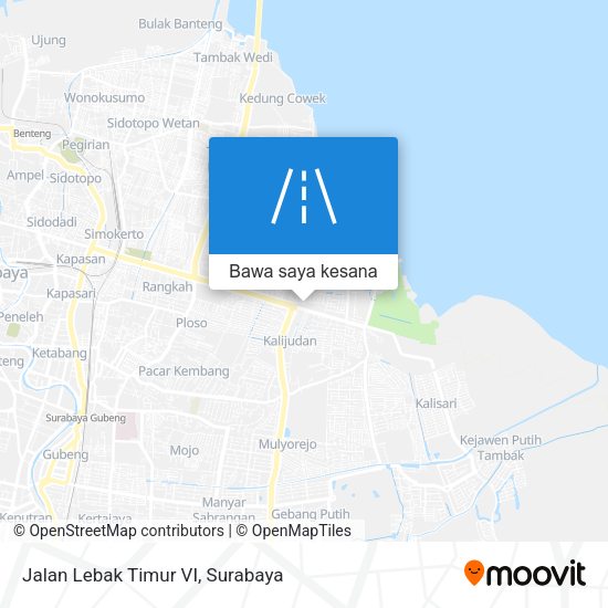 Peta Jalan Lebak Timur VI