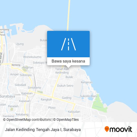 Peta Jalan Kedinding Tengah Jaya I