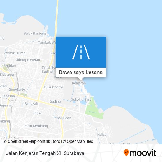 Peta Jalan Kenjeran Tengah XI