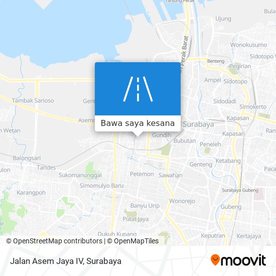 Peta Jalan Asem Jaya IV